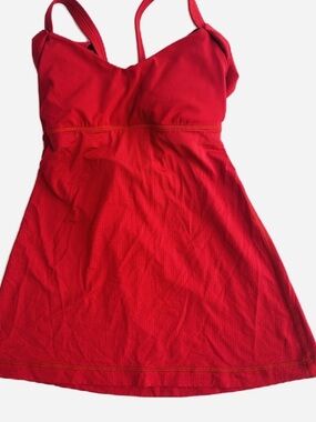 lululemon athletica Red Athletic Tank Top